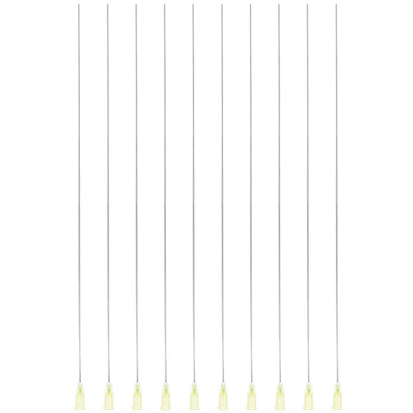 BENECREAT 10Pcs 304 Stainless Steel Dispensing Needle, 20 Gauge Long Needles with Luer Connector