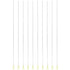 BENECREAT 10Pcs 304 Stainless Steel Dispensing Needle, 20 Gauge Long Needles with Luer Connector