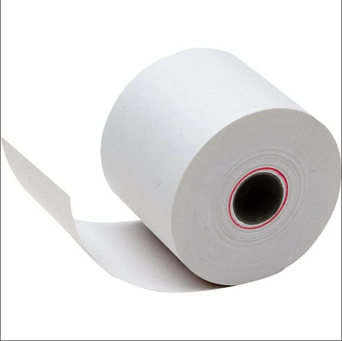 Victor 7050 Compact White Paper Rolls for Handheld and Portable Printing Calculators/Adding Machines 2.25” W x 150' FT