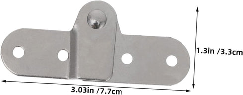 6pcs jojofuny Folding Door Hinges and Table Hinge Brackets, Furniture Hardware Accessories for Folding Tables
