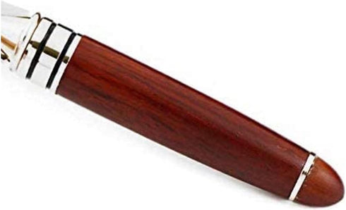 Chris.W Wood Handle Letter Opener, Envelope Slitter Tea Knife, Stainless Steel Blade, 6.2"