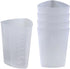 Plastic Graduated Triangular Intake Output Container, 5 Pack 32 oz Laboratory Beaker for Measuring