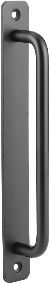 ViaGasaFamido Elegant Sliding Barn Door Handle, Black Flush Patio Door Handle for Wardrobes, Cabinets