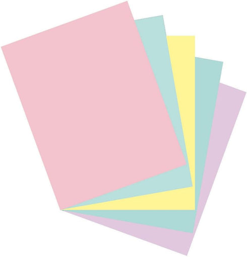 Pacon 101315 65 lb., 100 Sheets/Pack (Pack 2) Array Card Stock, Letter, Assorted Pastel Colors