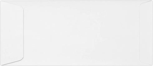 LUXPaper #10 Policy Business Envelopes | Peel & Press | 4 1/8" x 9 1/2" | White | 100% Recycled | 80lb. Text | 50 Qty