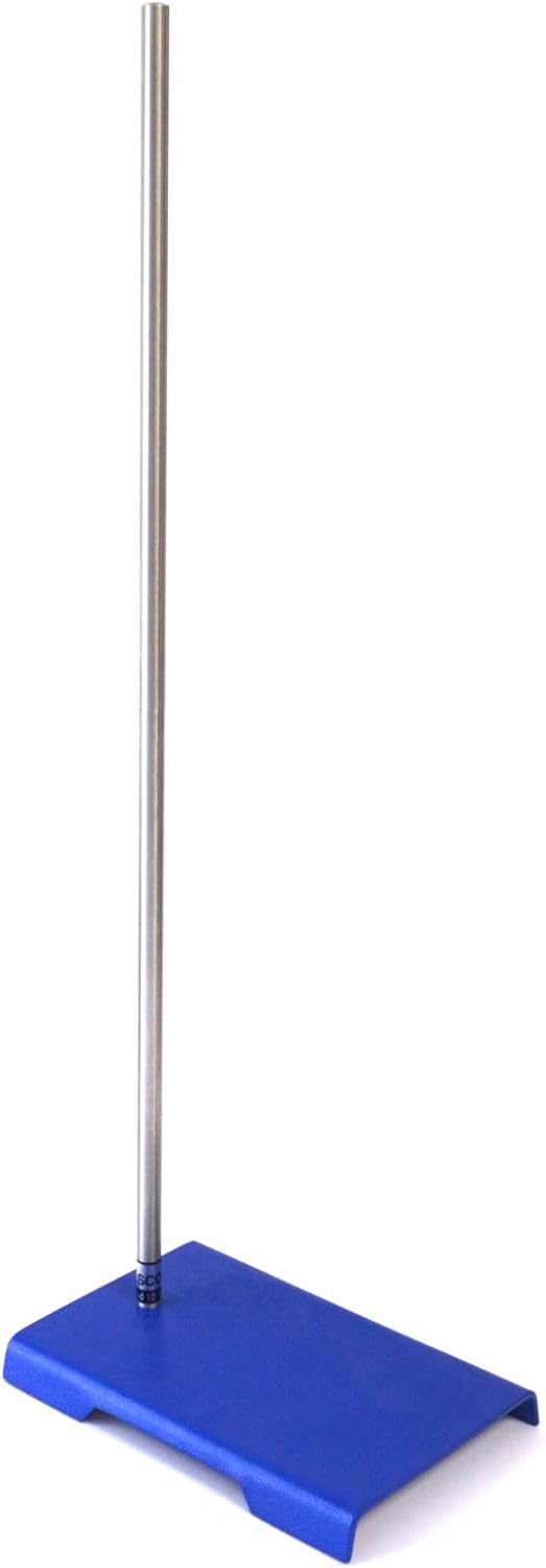 EISCO Labs Lab Stand, 3 Piece Chemistry Lab Equipment Set, Heavy Duty Corrosion Resistant Steel