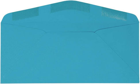 JAM PAPER #9 Business Colored Envelopes - Blue Recycled - 3 7/8 x 8 7/8 - 50/Pack