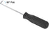 PATIKIL O-Ring 90 Degree Pick 142mm, Oil Seal Gasket Precision Screwdriver Puller Removal Tool, Black