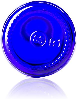 Cobalt Glass Bottles with Eye Droppers, 1 oz, 12 Pack for Essential Oils, Colognes & Perfumes