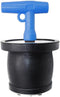 Mechanical Test Seal & Cleanout Pipe Plug, 2-1/16" to 2-9/16" Expandable Rubber Plug for DWV Testing, Boat Handle Drain
