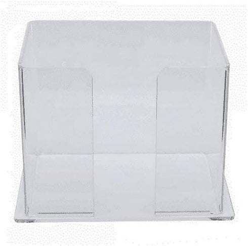 AmeriCan Goods Clear Acrilyc Dental Bib Dispenser Stand and Wall Mount Holder Long Side Loading Dental Bib Holder