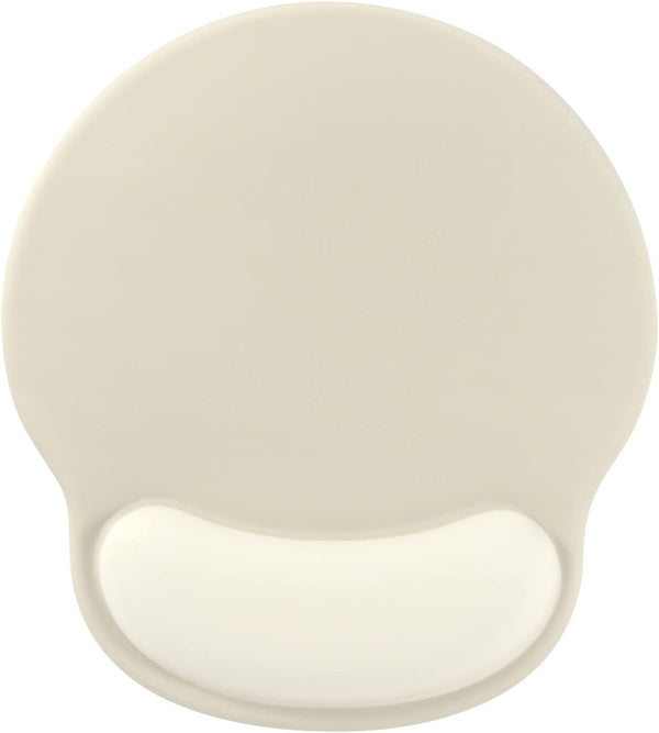 Solid Khaki Ergonomic Mouse Pad with Wrist Support, Non-Slip Gel Bottom for Office, Gaming, Computer