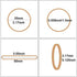 Rubber Bands Size 33, Approximately 220 pcs Light Brown Elastic Rubber Bands for Office Supply