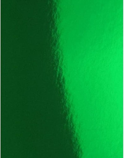 Hygloss Products Mirror Board Sheets, Reflective Shiny Poster Board, Green, 8-1/2 x 11 Inches, 5 Pack
