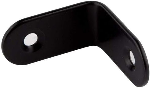 8 Pack 0.8'' Corner Bracket Shelf Bracket,Heavy Duty Black Stainless Steel L Corner Brace,Right Joint Angle Brackets