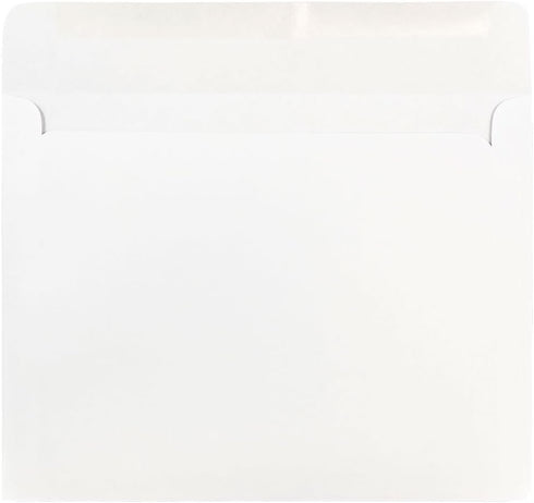 JAM PAPER 8 3/4 x 11 1/2 Booklet Commercial Envelopes - White - 50/Pack