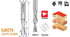 Amana Tool 46402 SC Spiral Plunge Router Bit, 1/64 Dia x 3/32 Cut Height x 1/8 Shank x 2 Inch Long, 2 Flute Down-Cut