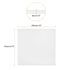 10 x 10 Inch UHMW Polyethylene Sheets, 1/4 Inch Thick Ultra High Molecular Weight White Plastic Sheet
