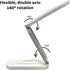 Foldable LED Table Desk Lamp, Adjustable Portable Reading Night Light, Compact & Rechargeable USB for Bedroom, Office