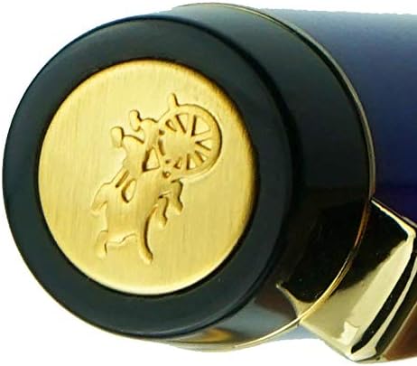 Jinhao 100 Fountain Pen, Classic Style Celluloid, #6 Nib Smooth Writing Instrument with Refillable Converter