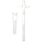 2 ML Glass Tissue Cell with Pestle, Glass Cell Tissue Homogenizer for Labs Science Class