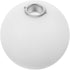 Luxshiny Milky White Metal Screw Globe Shade Replacement Lampshade for Ceiling Light