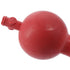 2Pcs Rubber Pipette Filler, 3 Valves Soft Suction Bulb, 50mL Volume Lab Supplies Accessories, Red