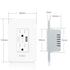 MOES WiFi Smart Wall Outlet, 15A Divided Control 2 in 1 Socket with USB, Compatible with Alexa & Google Home, ETL