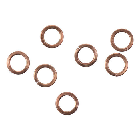 M8 Copper Split Lock Washer, 8Pcs Spring Sealing Ring Gasket