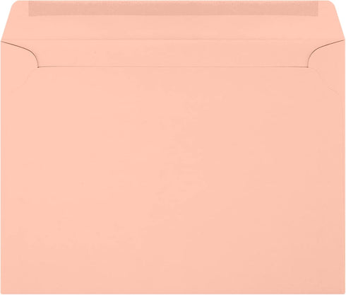 LUXPaper 9 x 12 Booklet Envelopes - Blush Pink, 80lb. Text, 50 Qty