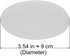 Door Knob Wall Shield, Transparent Round Soft Rubber Protector, Self Adhesive Door Handle Bumper Pack of 2 (Large Round