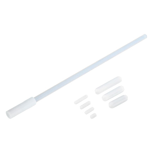 MECCANIXITY Magnetic Stirrer Mixer Stir Bar Set, 7 Sizes Cylinder Shape Stirrer for Laboratory, White
