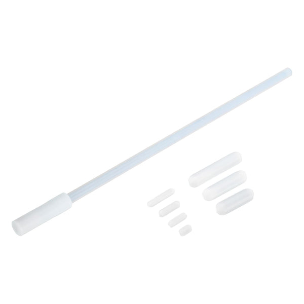 MECCANIXITY Magnetic Stirrer Mixer Stir Bar Set, 7 Sizes Cylinder Shape Stirrer for Laboratory, White