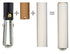 E12 4 Inch 6 Pack Chandelier Lighting Fixture Socket Kit - Adjustable Height Candelabra Sockets with Cardboard