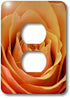 3dRose lsp_31363_6 Sweet Peach Rose Flower Photography Outlet Cover, Multi-Color