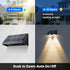 3000K Sign(1Pack, Solar Wall Lights Outdoor Warm White Downlights Waterproof LED Dusk to Dawn Solar Lights for House