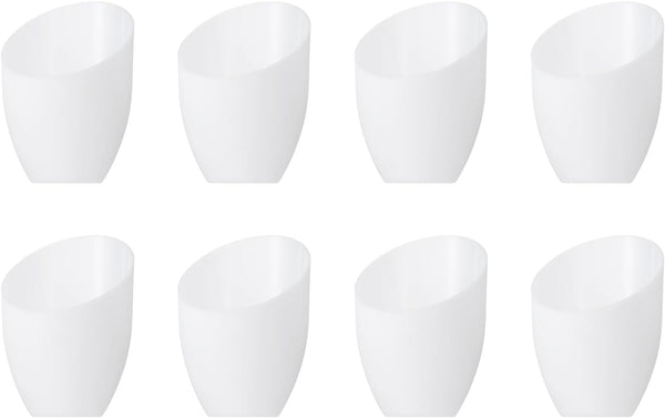 PATIKIL 5.3" High 4.3" Diameter 1.7" Fitter Plastic Lampshade, 8 Pack Plastic