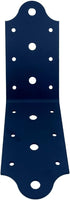 4 Pcs Heavy Duty Flush Inside 45-Degree Angle Bracket, 135 Degree Steel Tie Plate Connector for Post and Beam