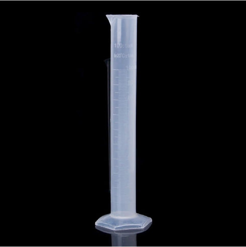 RDTGHY 1PC 100ml Plastic Graduated Cylinder with Base Hydrometer Test Tube for Homebrew Beer Wine Making Lab Measuring