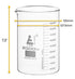 EISCO 2000ml Beaker - Borosilicate Glass, Low Form with Spout, 200ml Graduations