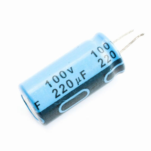 Luftschloss 2Pcs 250V 220uf 22x30mm Electrolytic Capacitor, High Frequency Low ESR Aluminum Electrolytic Capacitors
