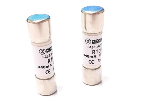 2 Piece DMM-B-44/100-R 440mA (0.44A) 1000V Fluke Digital Multimeter Replacement Fuse, 10.31mm x 34.93mm