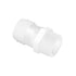 Quickun 3/4" Barb to 1/2" Male Thread Plastic Hose Barb Fitting, White Adapter Union Fitting (Pack of 5)