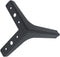 Kisangel Matte Black Metal Sofa Legs and Cabinet Support Feet 17cm Furniture