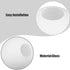 80mm 30mm MAGICLULU Frosted Glass Lamp Shade Replacement, round Globe with Opening, Globe Light Fixture Compatible