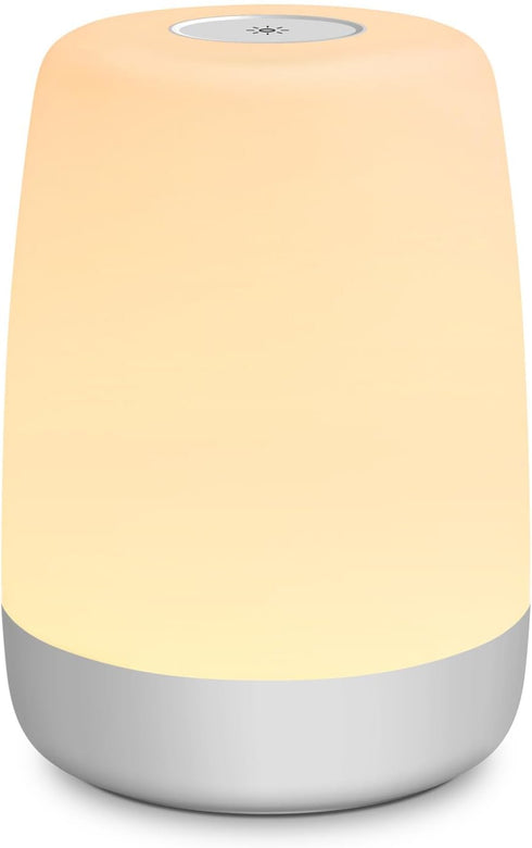 Luna Portable Night Light by Bebcare, Multi-Color Soft Ambient Light, Adjustable Brightness,