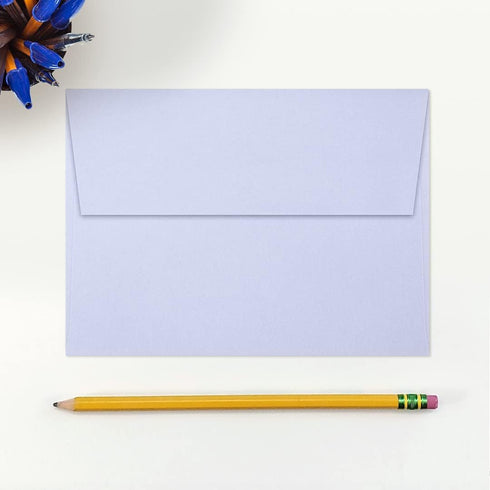 LUXPAPER A7 Invitation Envelopes - Printable for 5 x 7 Cards - 80 lb. Lilac - 50 Pack - 5 1/4 x 7 1/4
