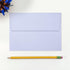 LUXPAPER A7 Invitation Envelopes - Printable for 5 x 7 Cards - 80 lb. Lilac - 50 Pack - 5 1/4 x 7 1/4