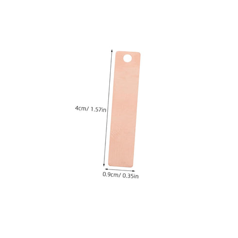 DECORNIJIA 20pcs Set Copper Zinc Electrodes for Fruit Battery Science Experiments Pure Zinc Sheets and Copper Strips