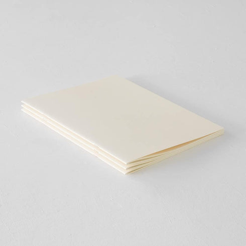 DESIGNPHIL Midori 15307006 Notebook, MD Notebook, Light, A4 Variable Size, Horizontal Ruled, Set of 3